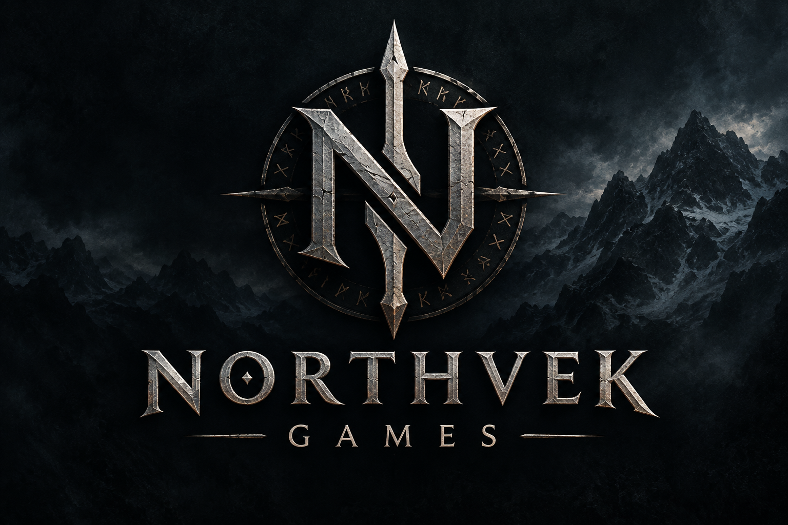 Northvek Games crest against a mountain landscape